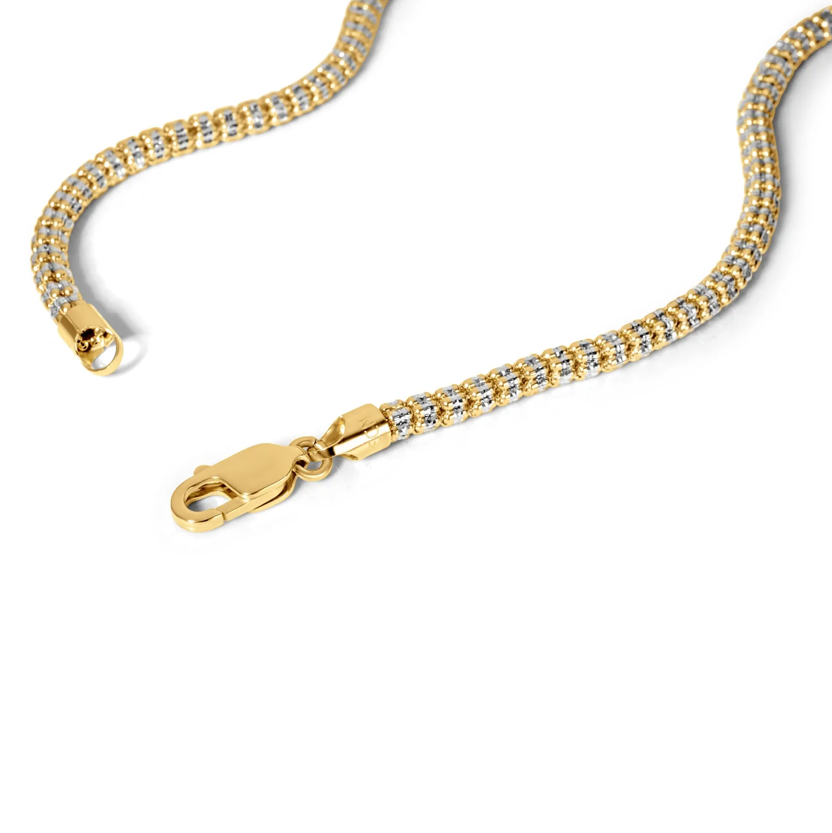 14K Ice Link Chain 3.85mm