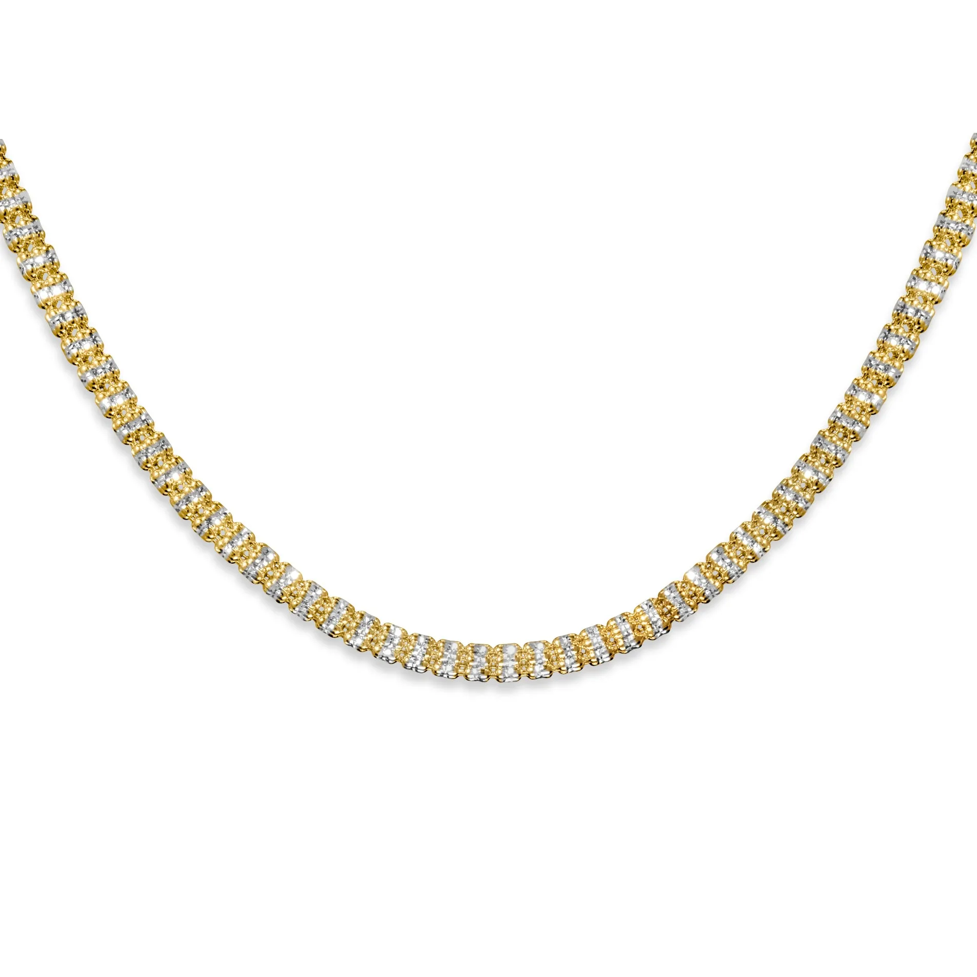 14K Ice Link Chain 3.85mm