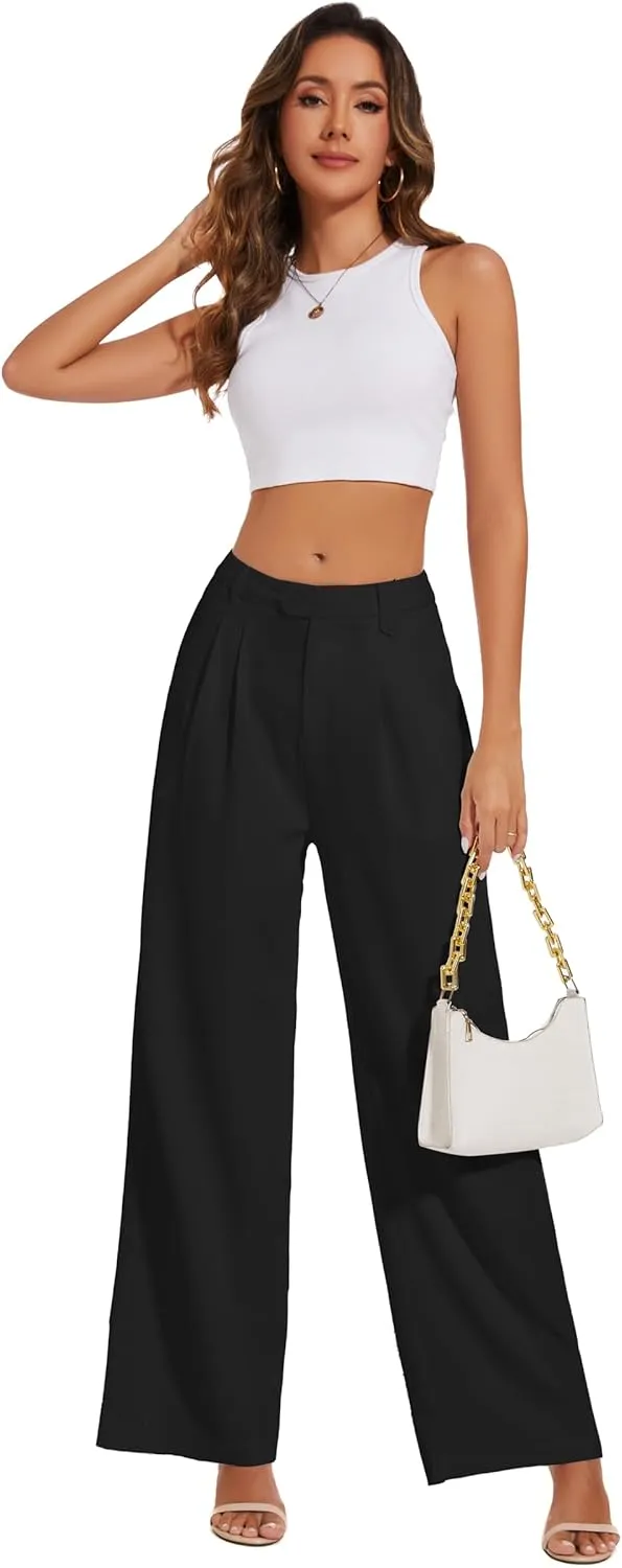 2025 Casaul Pants for Women Business Work Office Dress Pants Trousers with Pockets