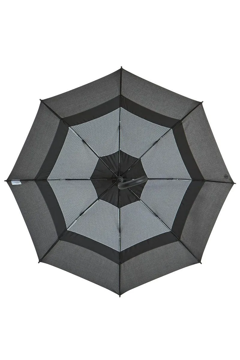 48 Inch Calotta Fashion Umbrella | Black Matte Black Coating