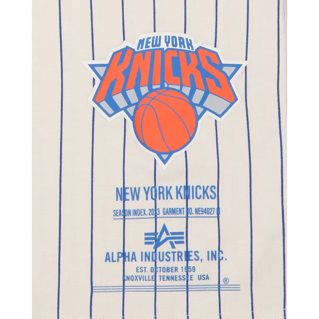 Alpha Industries X New York Knicks Striped T-Shirt