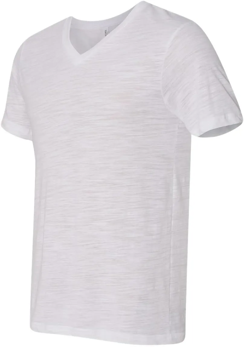 Bella Canvas Men's Comfortable V-Neck Soft Fitted Jersey T-Shirt