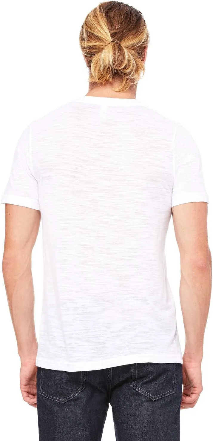 Bella Canvas Men's Comfortable V-Neck Soft Fitted Jersey T-Shirt