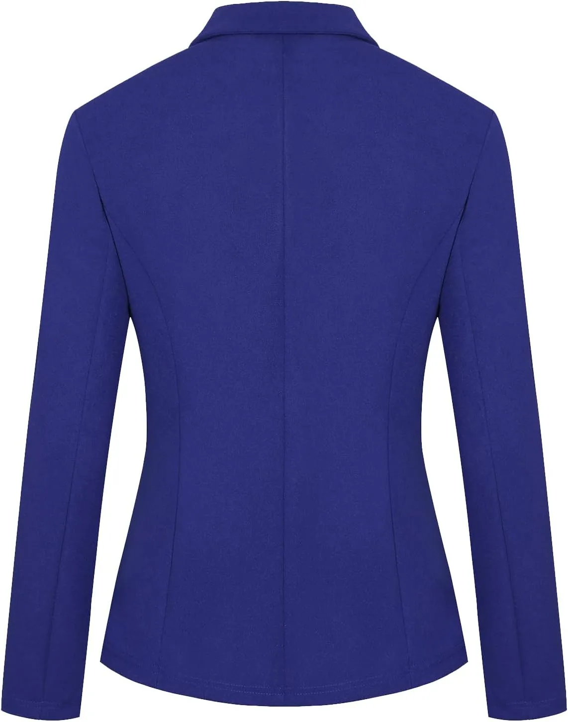 Blazers for Women Long Sleeve Notch Lapel Button Front Blazer Casual Work Office Suit Jackets with Pockets