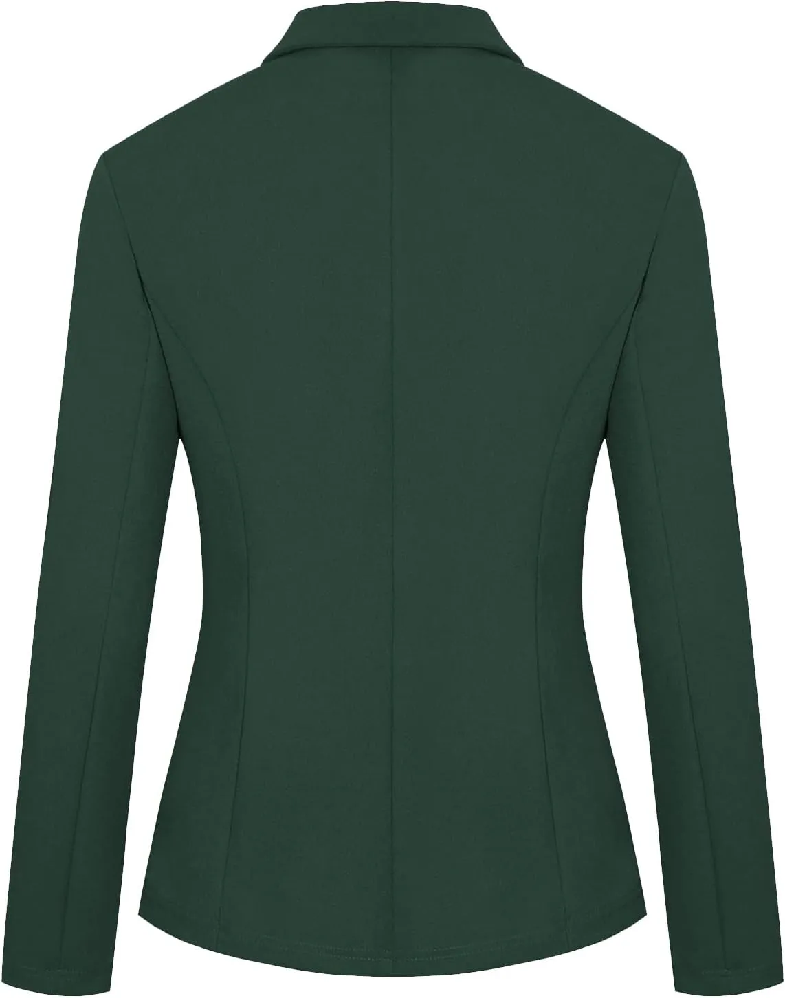 Blazers for Women Long Sleeve Notch Lapel Button Front Blazer Casual Work Office Suit Jackets with Pockets