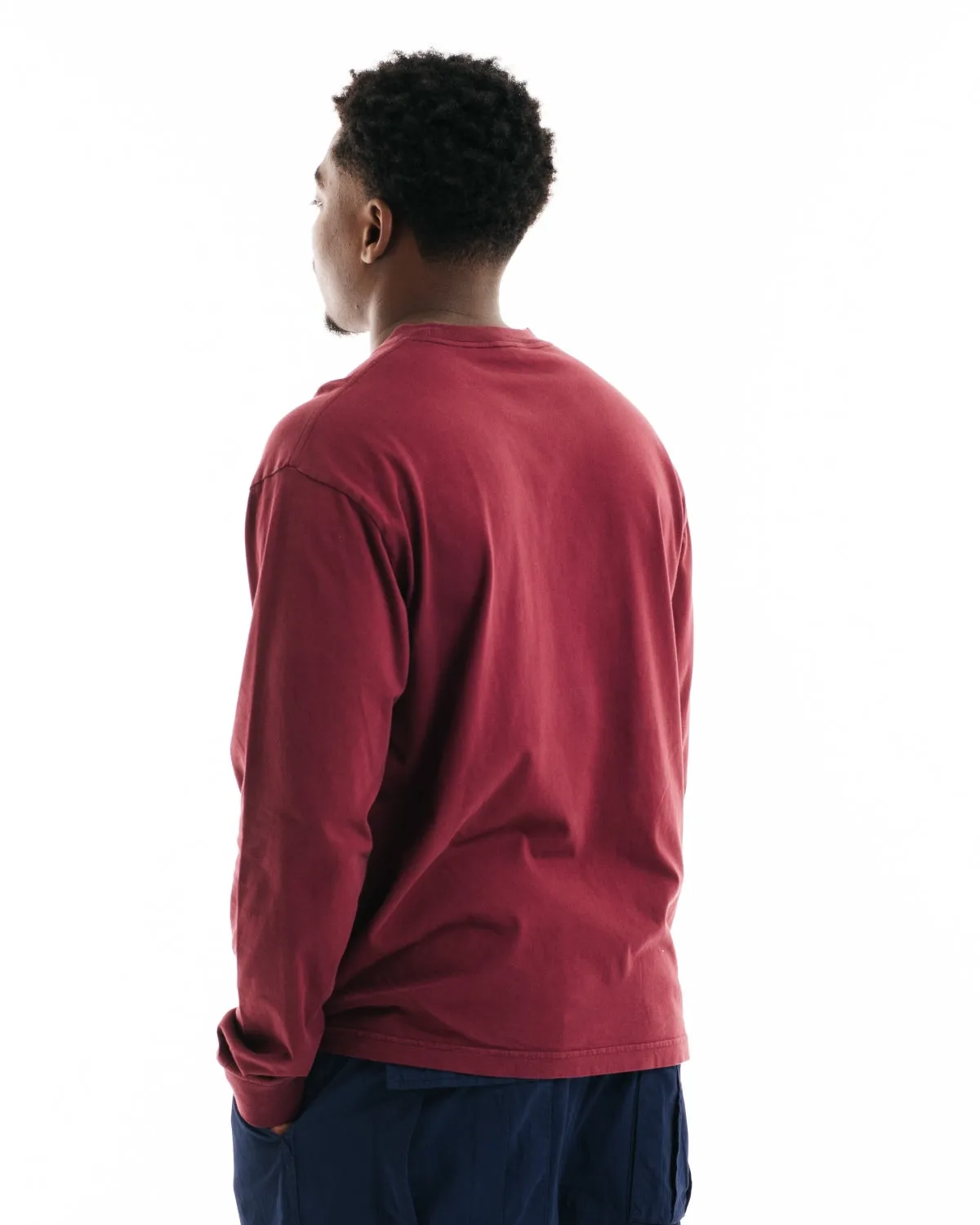 Bubblegum Shorty Long Sleeve - Maroon