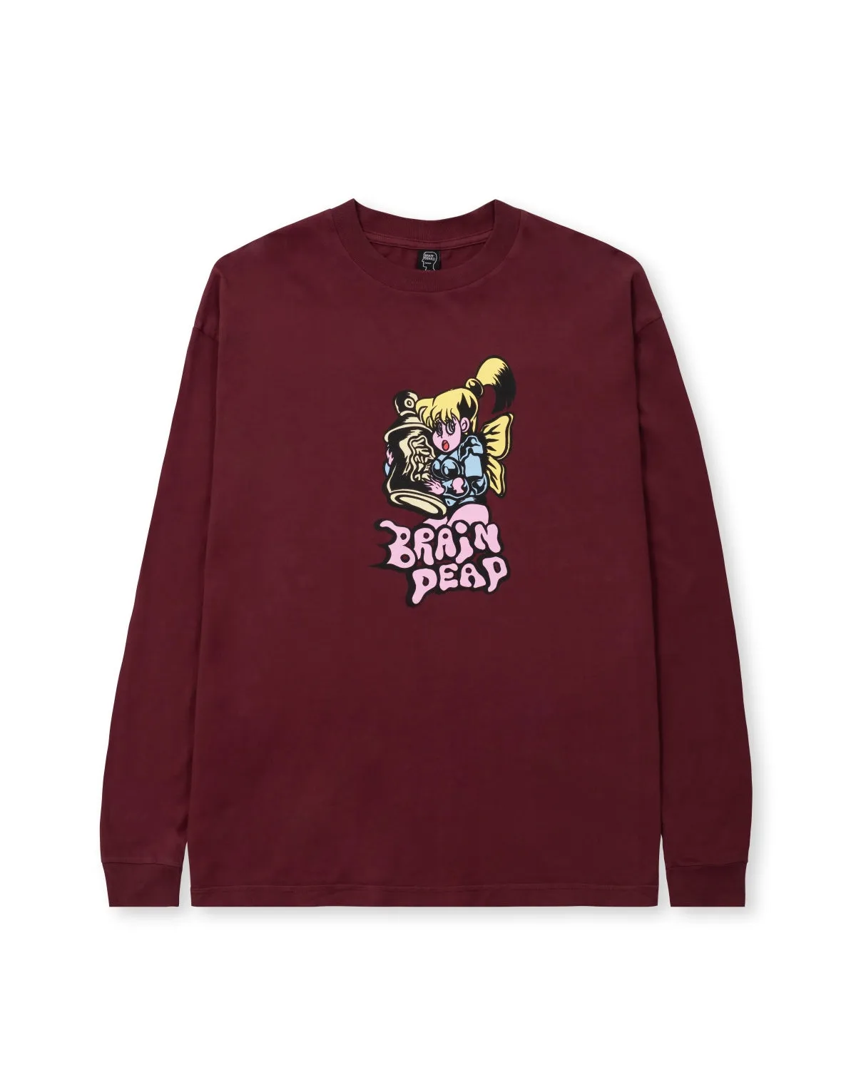 Bubblegum Shorty Long Sleeve - Maroon
