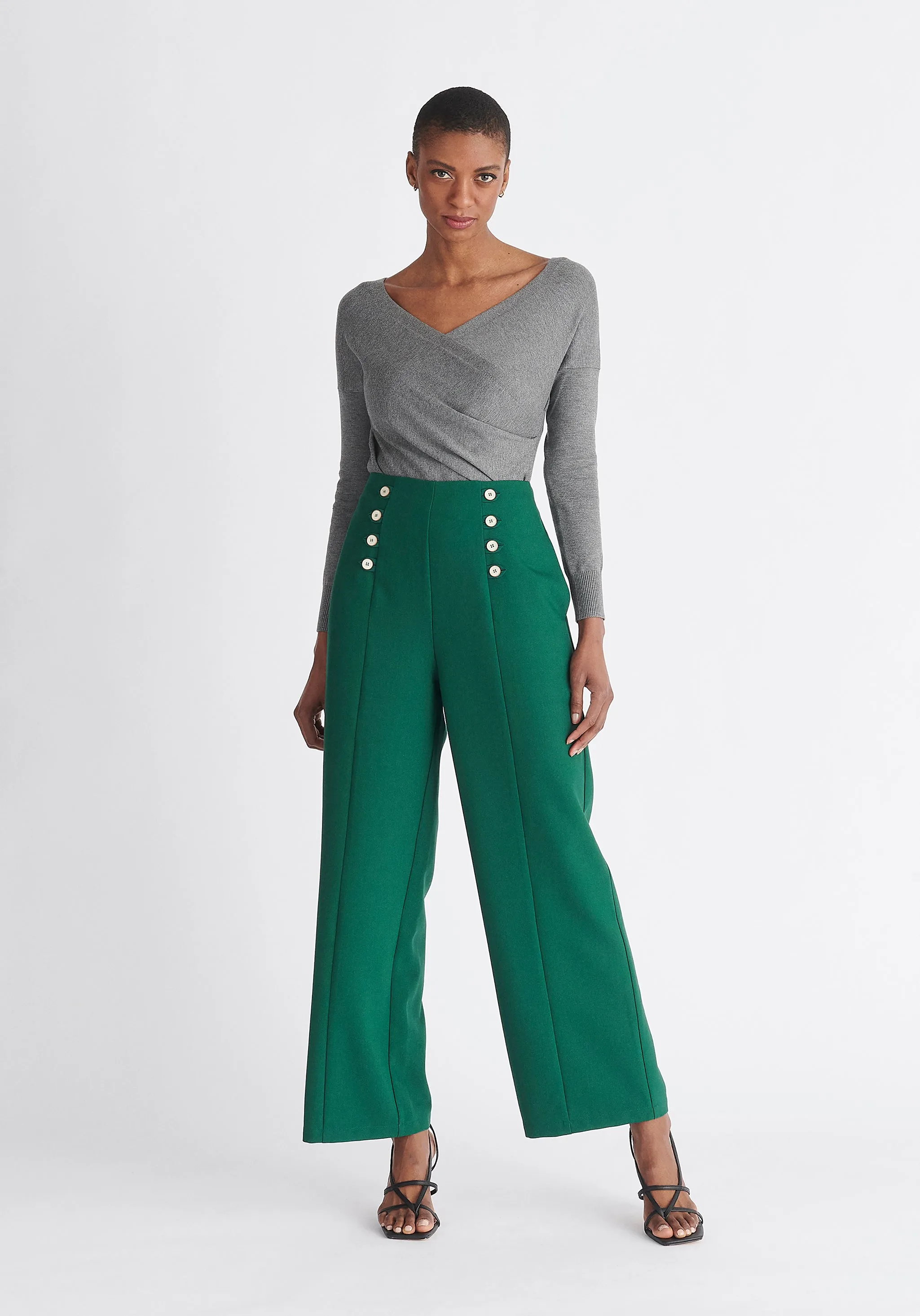 Button Waist Trousers
