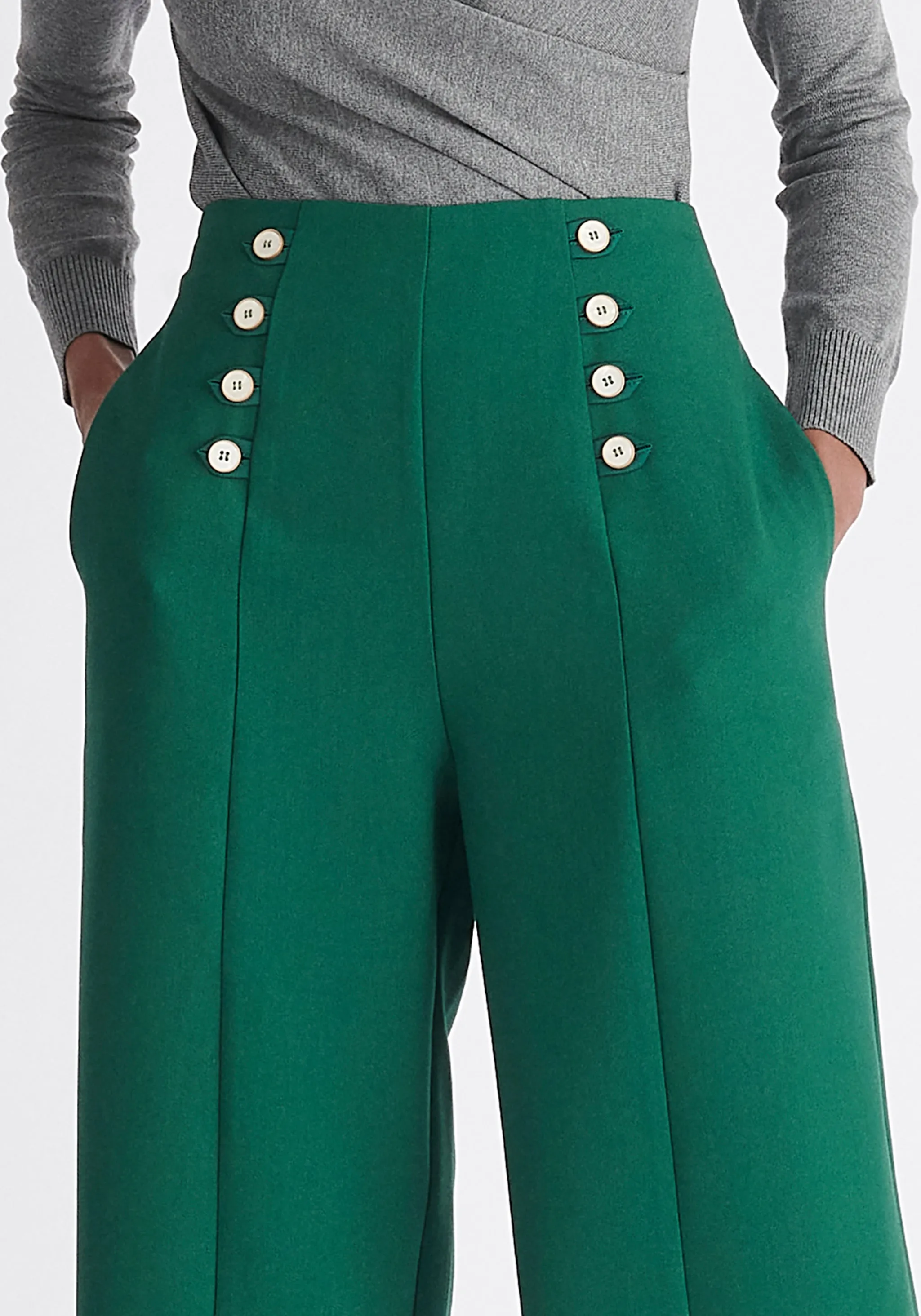 Button Waist Trousers