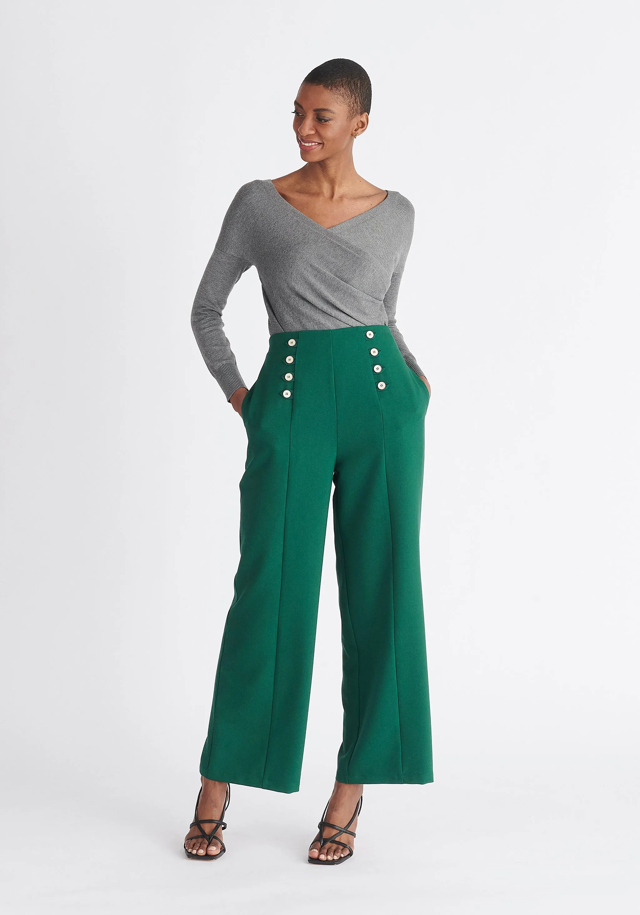 Button Waist Trousers