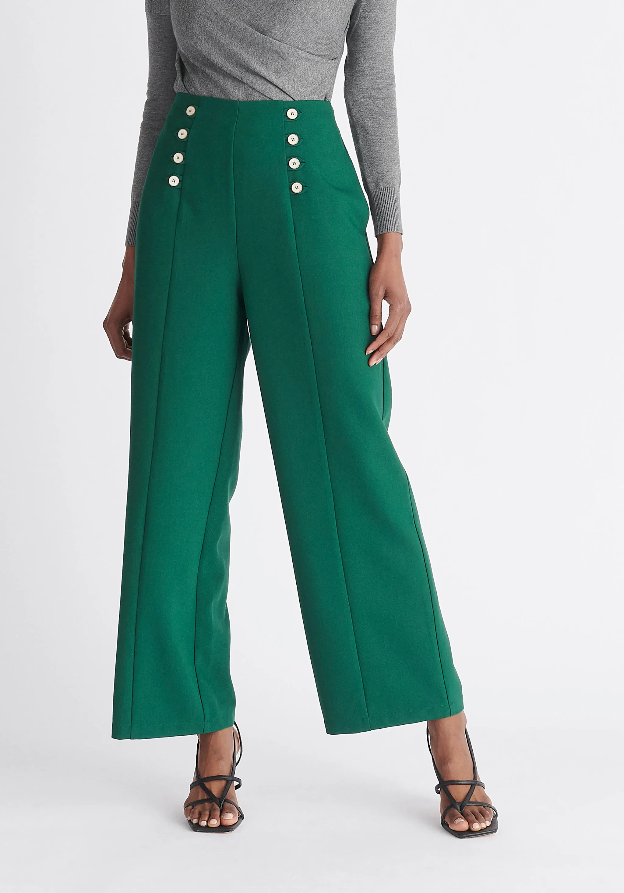 Button Waist Trousers
