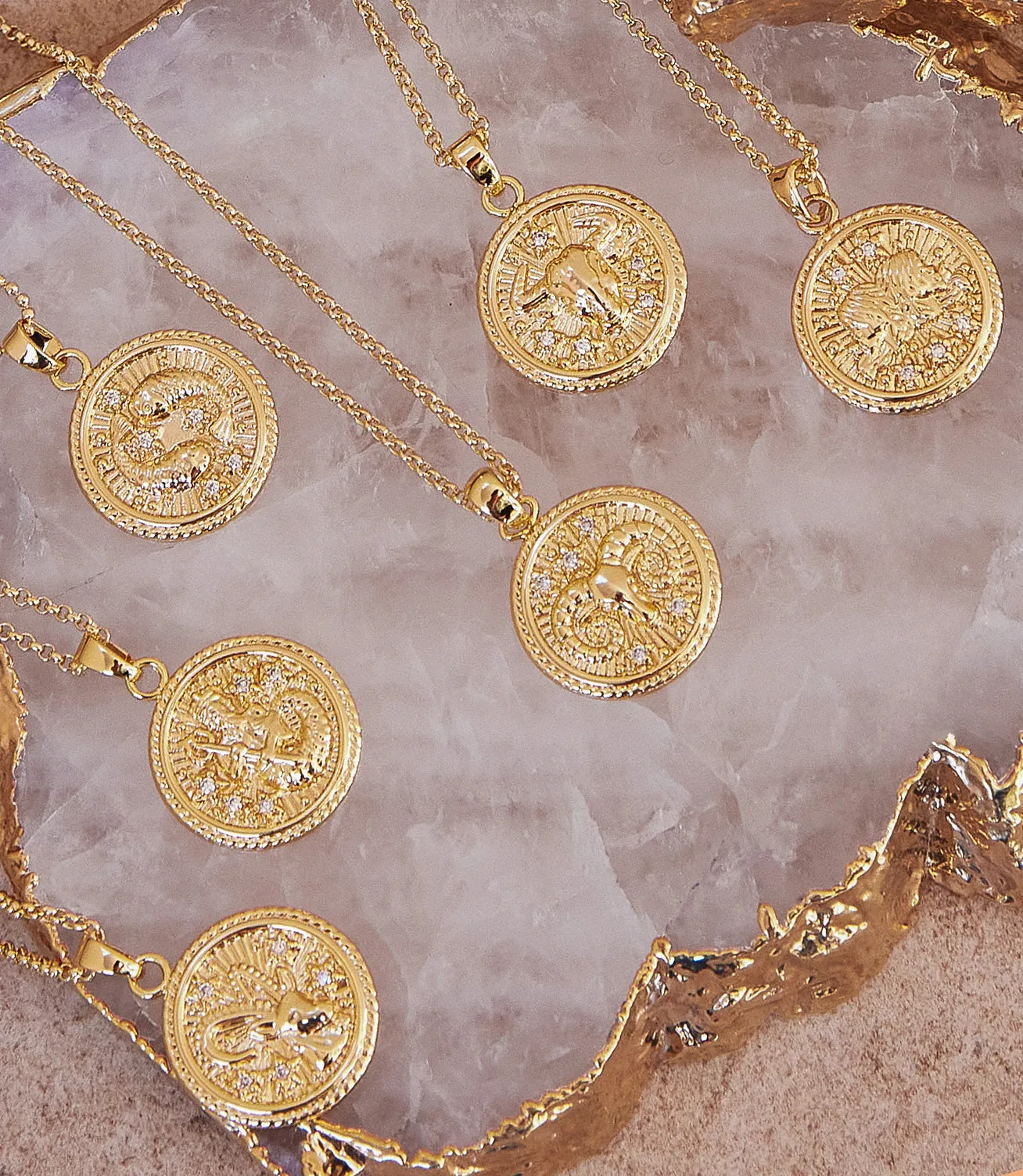 Capricorn Coin Necklace