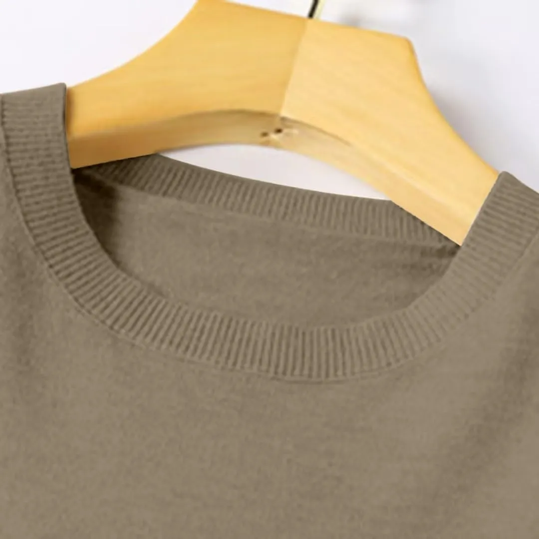 Cashmere Sweaters for Women Casual Long Sleeve Loose Pullover Tops Soft Warm Cozy Lightweight Wool Knit Sweater