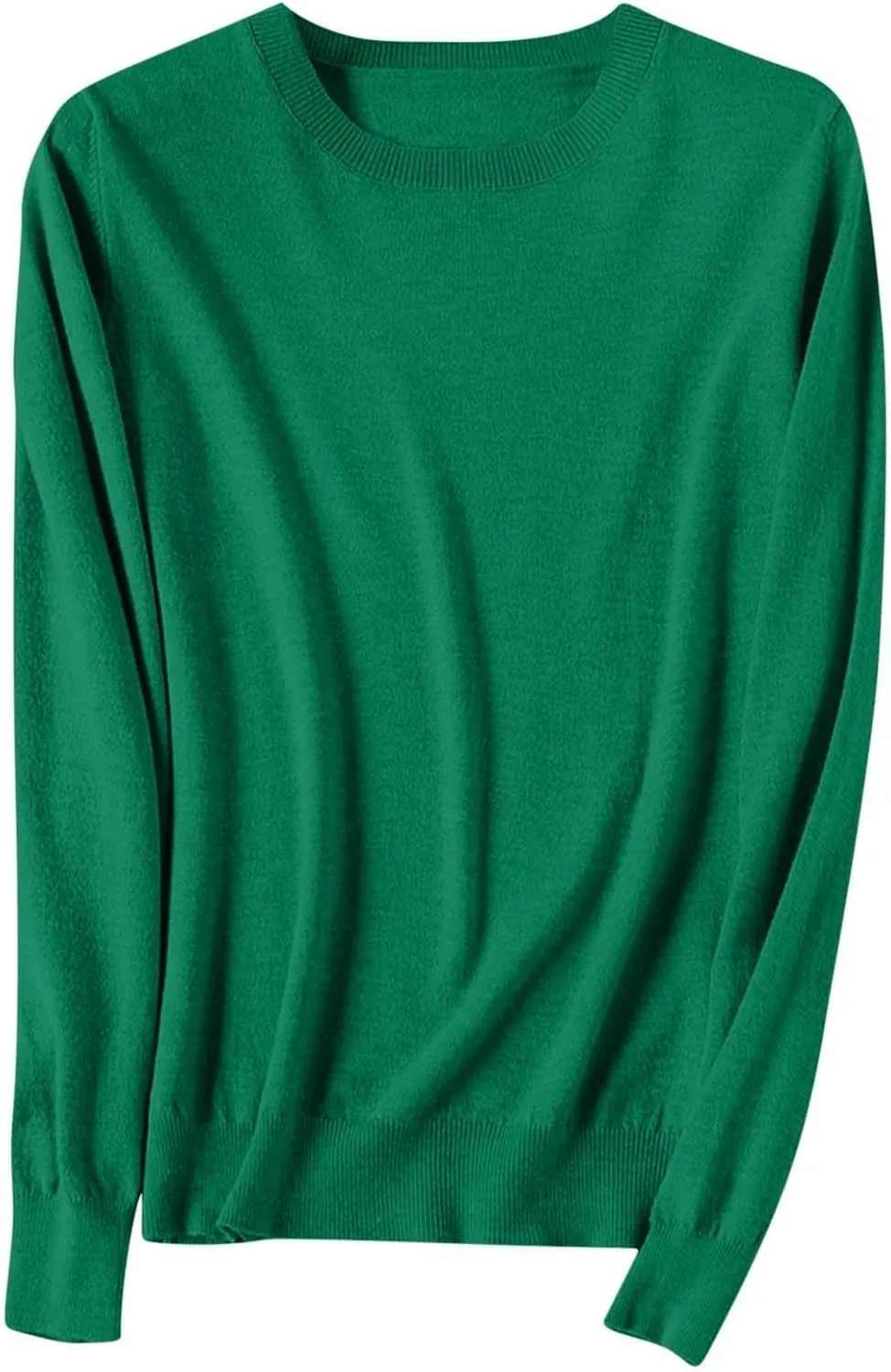 Cashmere Sweaters for Women Casual Long Sleeve Loose Pullover Tops Soft Warm Cozy Lightweight Wool Knit Sweater