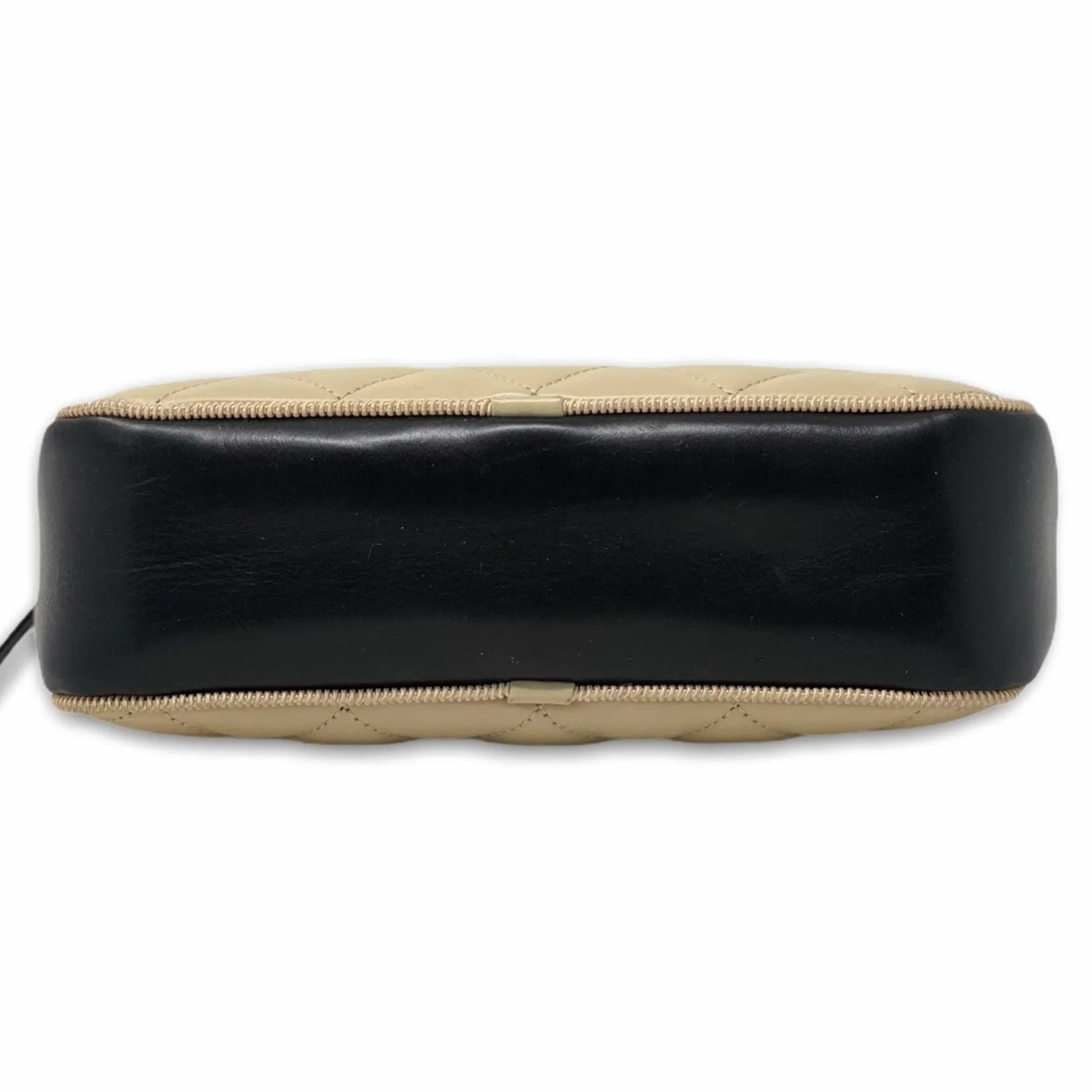 Chanel Beige Calfskin Small Ballerine Camera Bag