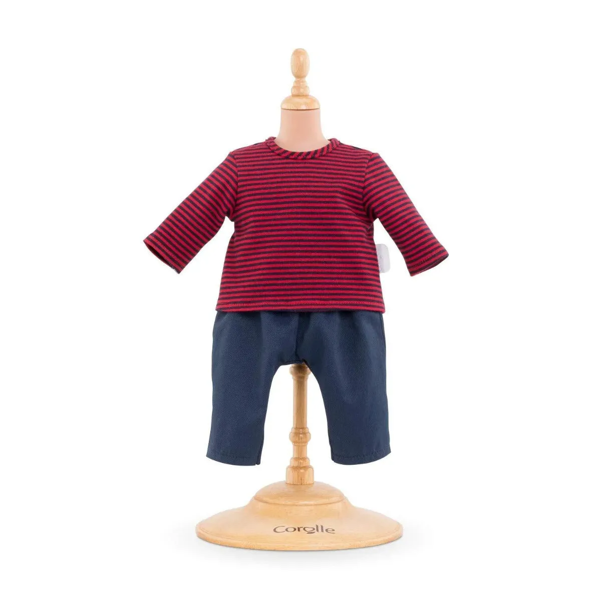 Corolle Pants & Striped T-Shirt - 12-inch