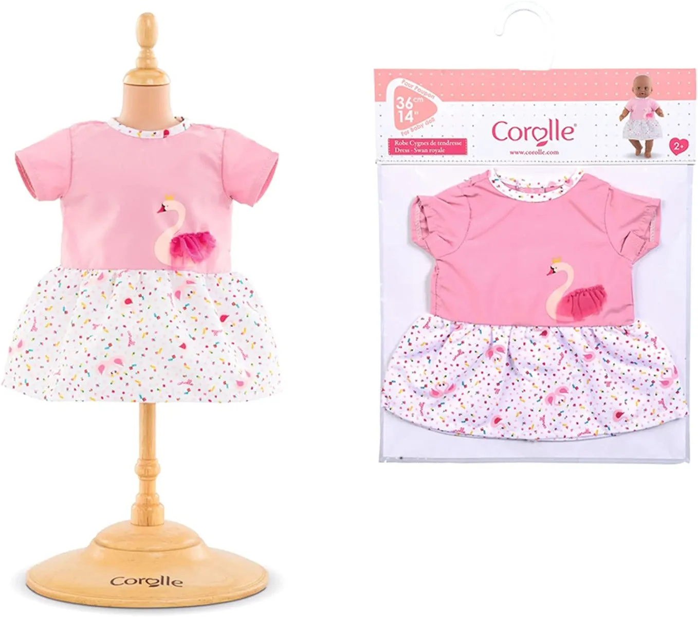 Corolle Swan Royale Dress - 14-inch