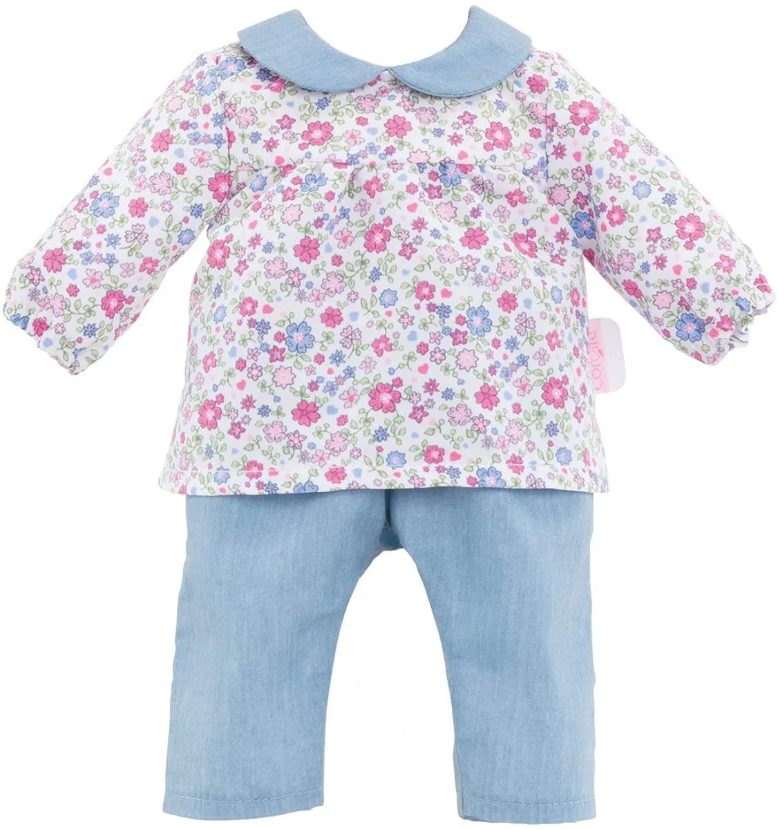 Corolle White Blouse & Pants - 12-inch