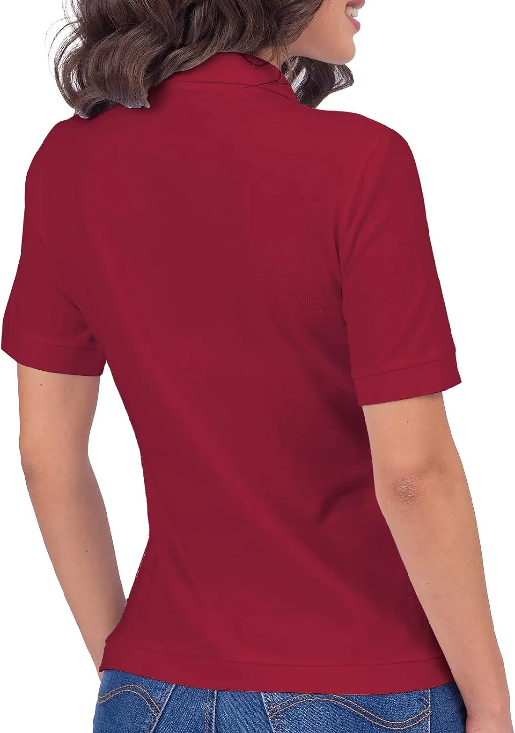 Custom Polo Shirt Women Design Your Own Personalized Customized Golf T Shirts Tee Embroidered Text Photo Logo