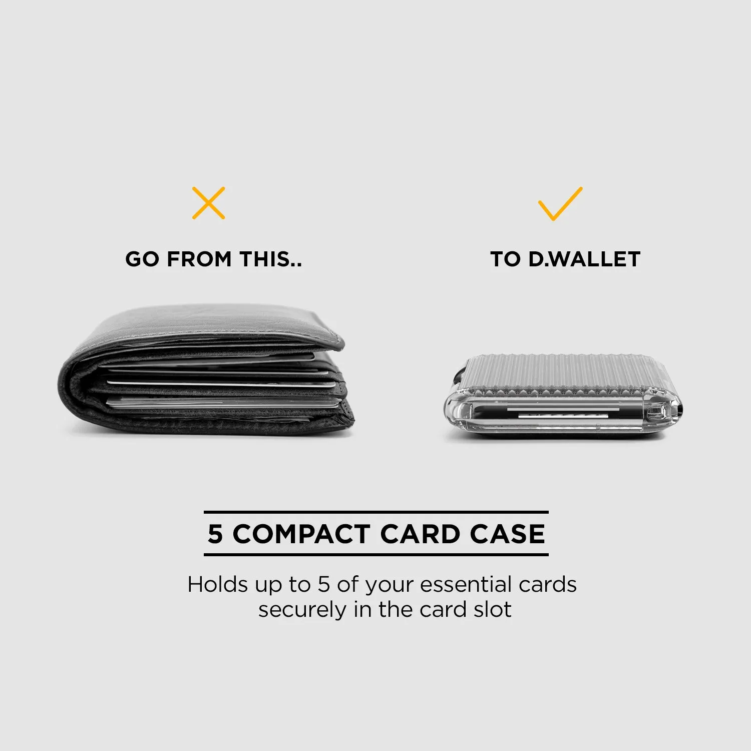 D-Wallet Folder by VRS DESIGN - Elegant Card Wallet