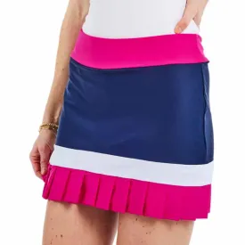 Darby Navy-Lipstick-White Skort