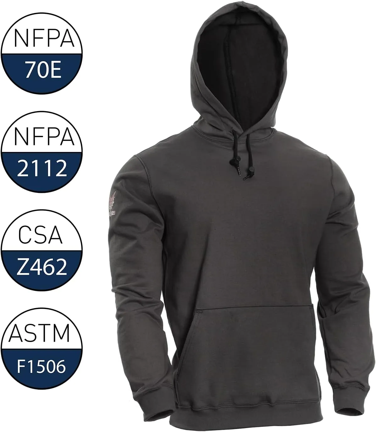 DRIFIRE Flame Resistant Heavyweight Hoodie, Cat 2, Navy