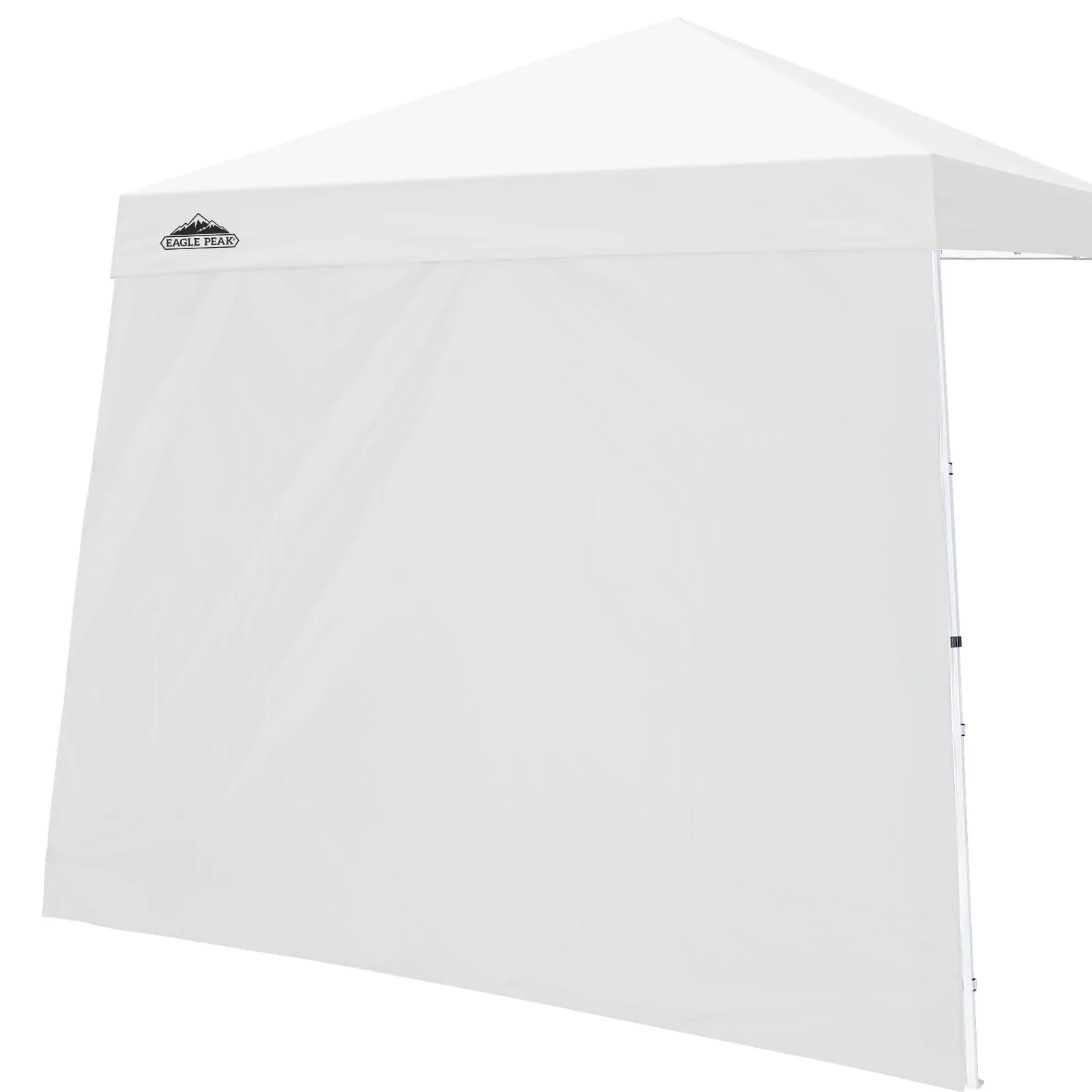 EAGLE PEAK Sunwall / Sidewall for 10x10 Slant Leg Canopy Only, 1 Sidewall, White/Blue