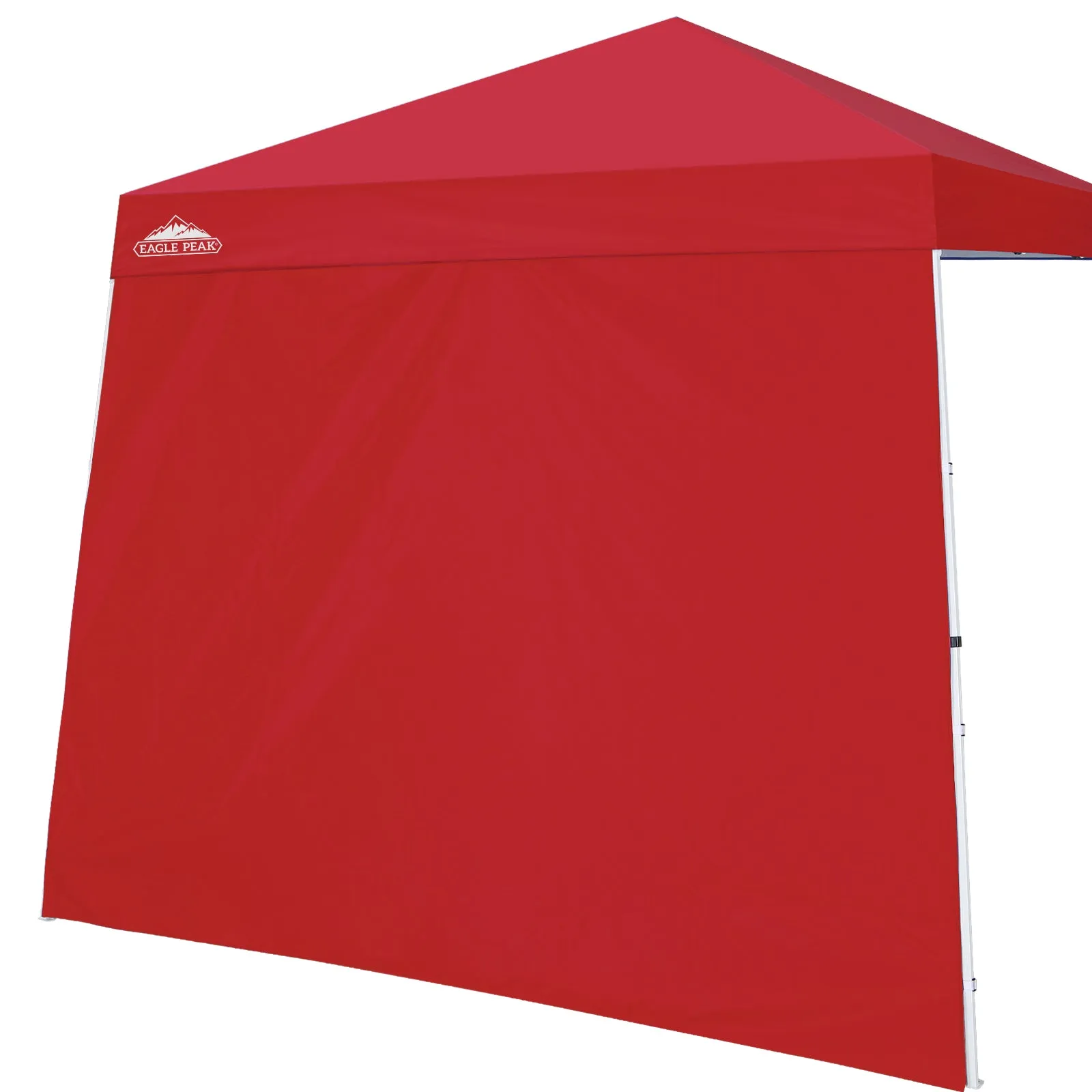 EAGLE PEAK Sunwall / Sidewall for 10x10 Slant Leg Canopy Only, 1 Sidewall, White/Blue