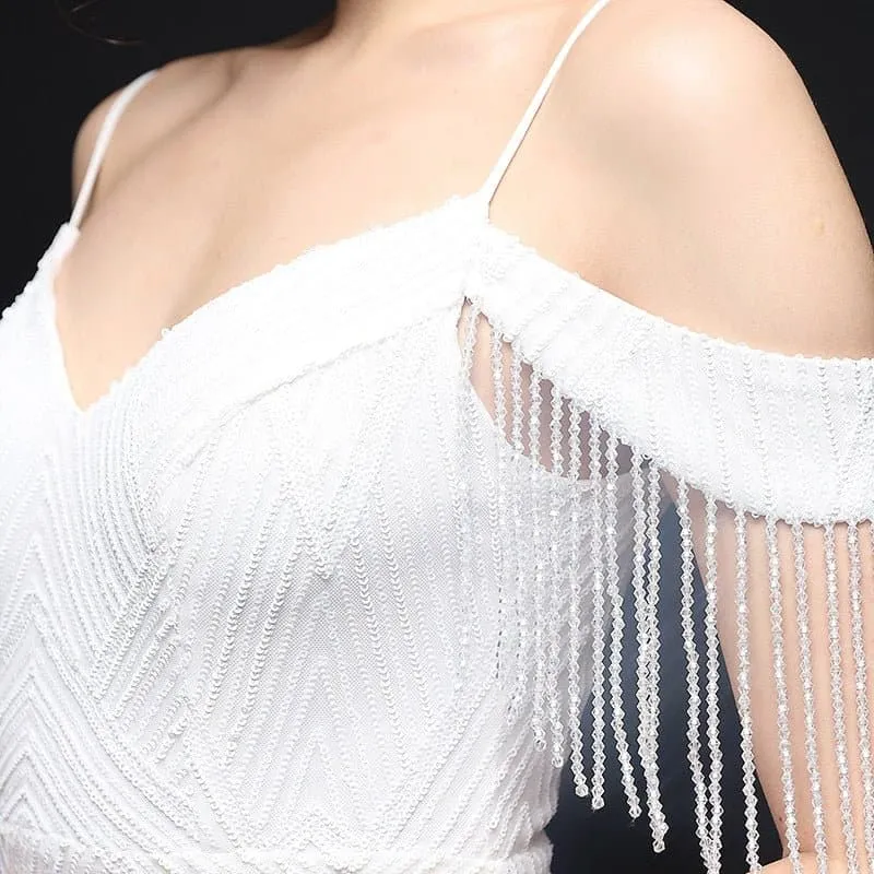 Elegant Off Shoulder Evening Dress