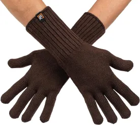 Evolution Knitwear Wool Knit Gloves - Super Soft Merino Wool - Made in the USA - Small