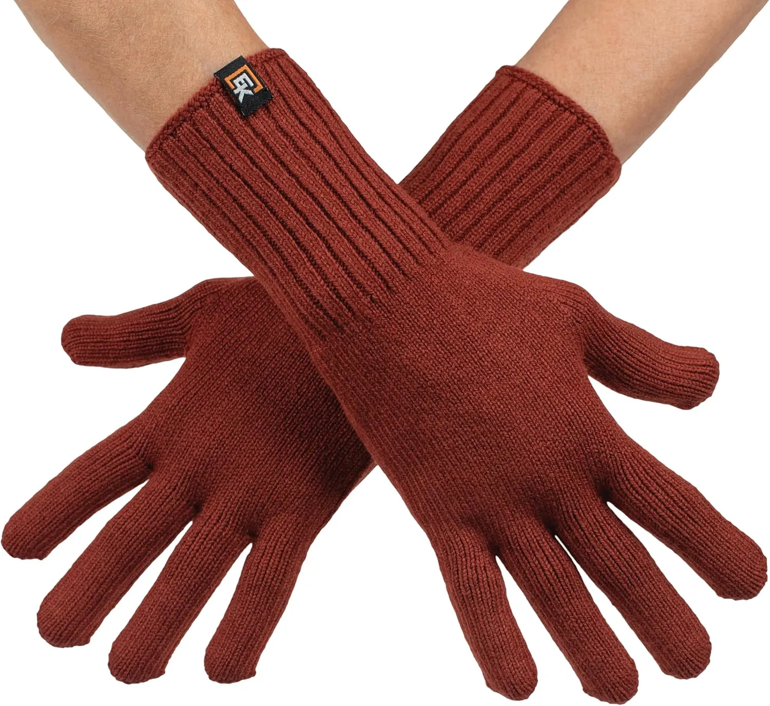 Evolution Knitwear Wool Knit Gloves - Super Soft Merino Wool - Made in the USA - Small