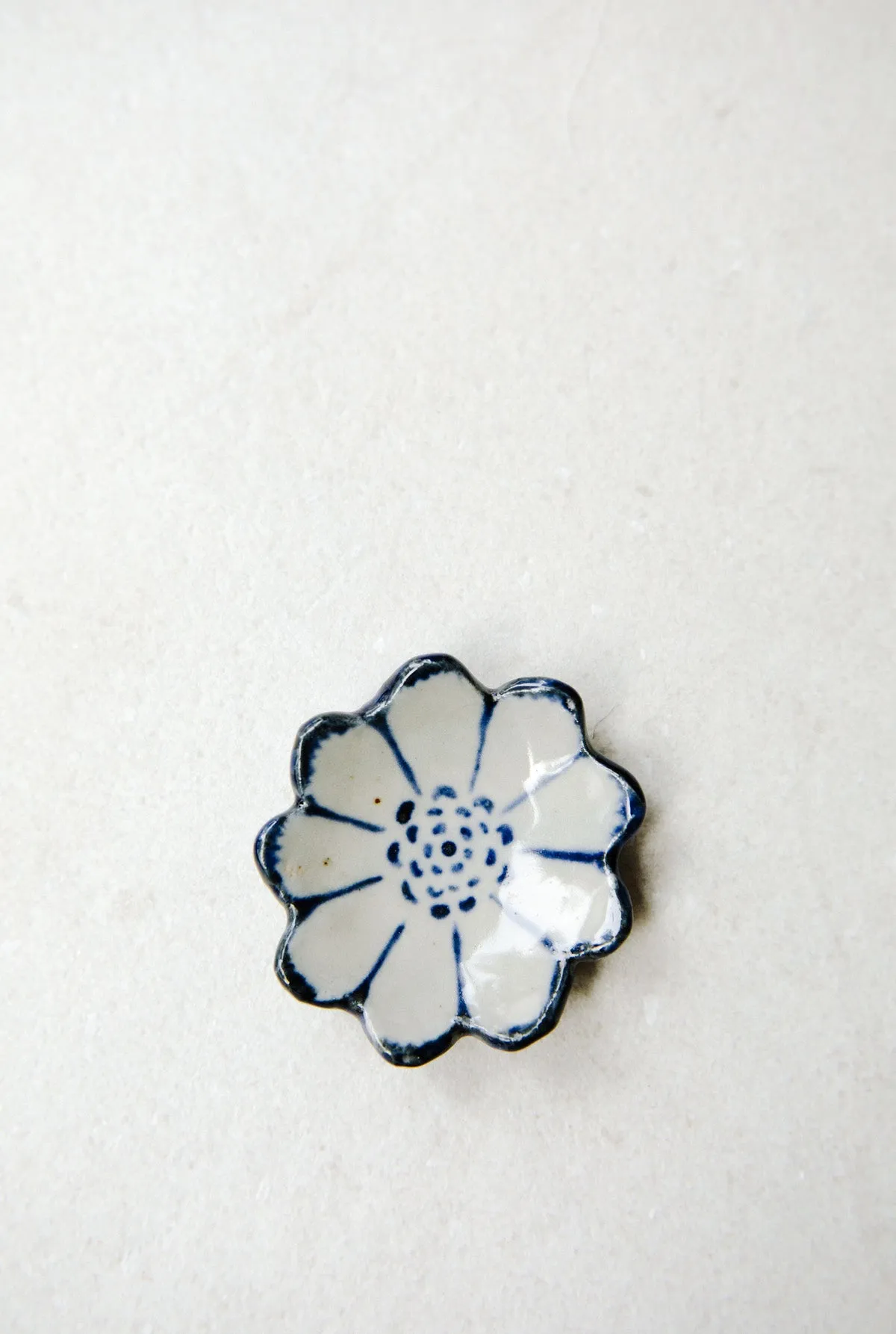 Floral Dish, Painted - Extra Small