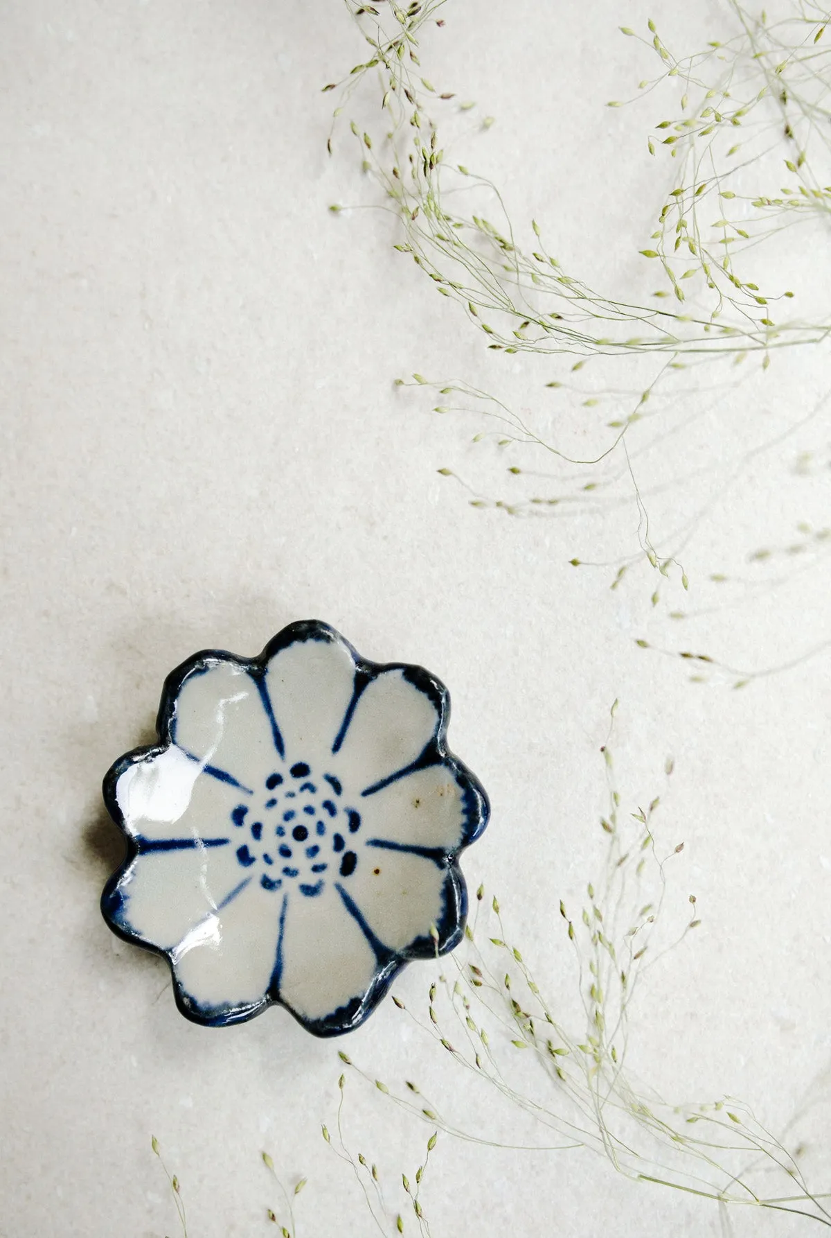 Floral Dish, Painted - Extra Small