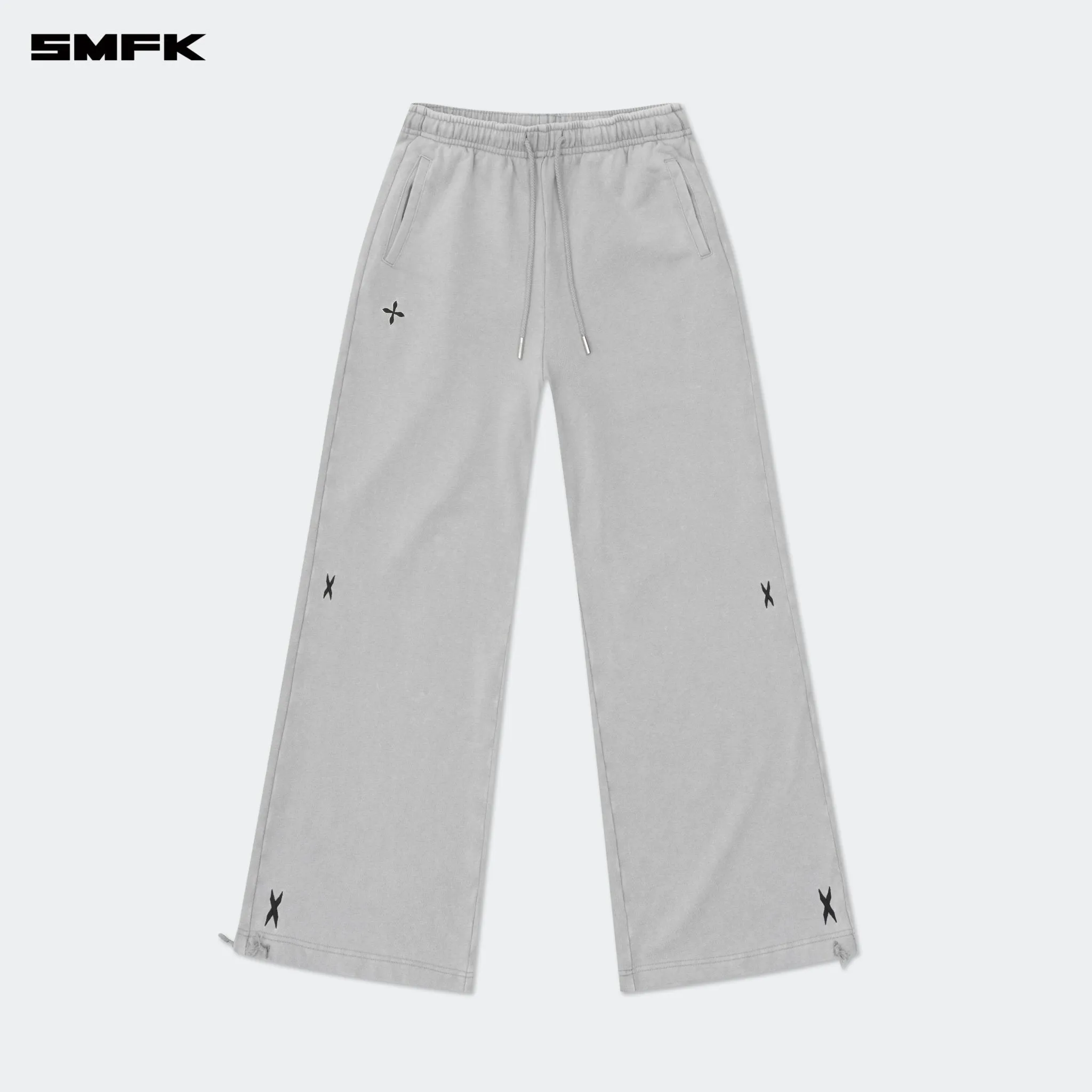 FUTURE Classic Wide-leg Sweatpants In Gray