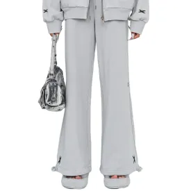 FUTURE Classic Wide-leg Sweatpants In Gray