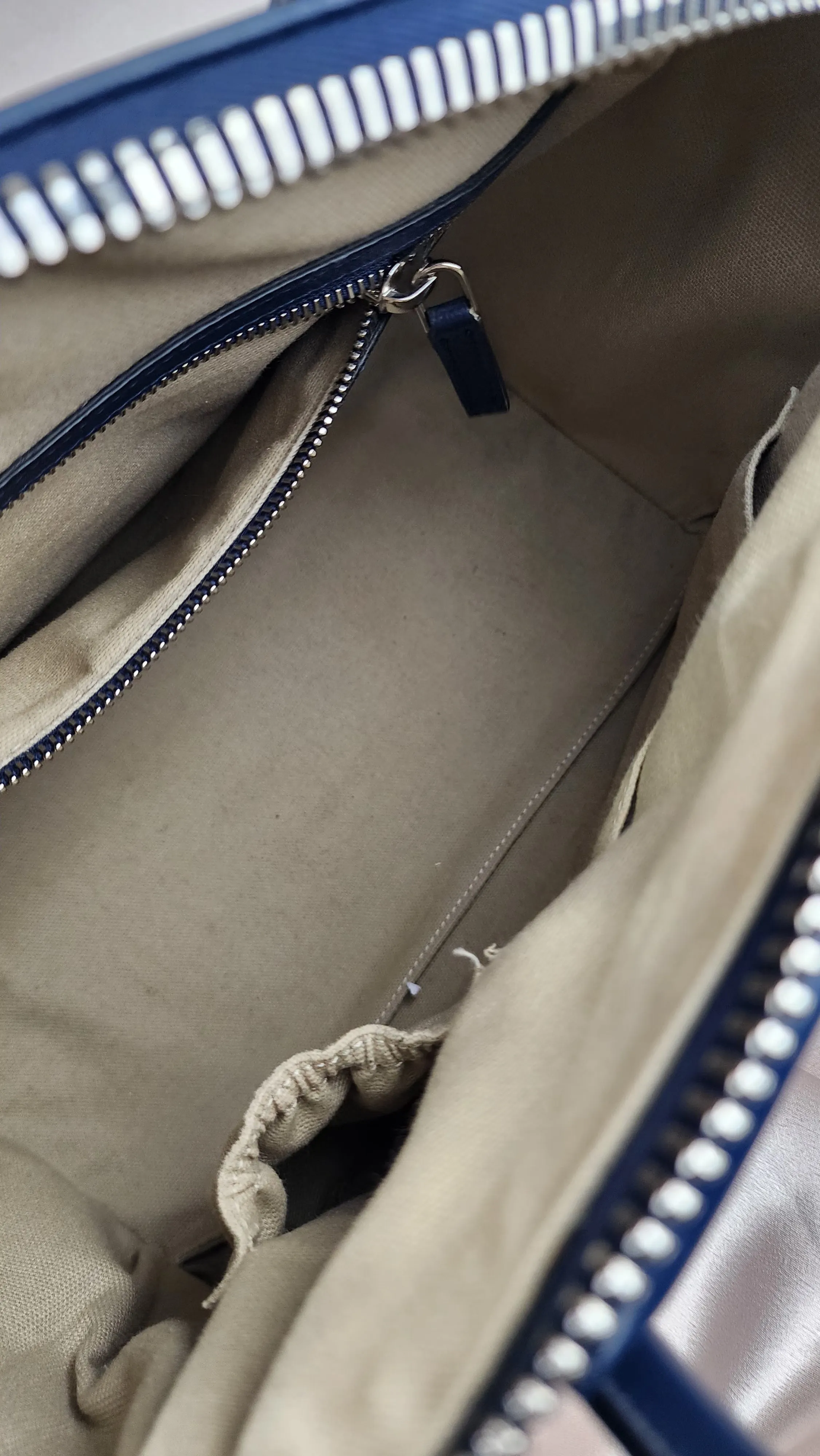 Givenchy Antigona Blue Leather Bag - 0176