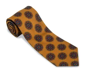 Gold Alexander Medallions Necktie - F5586