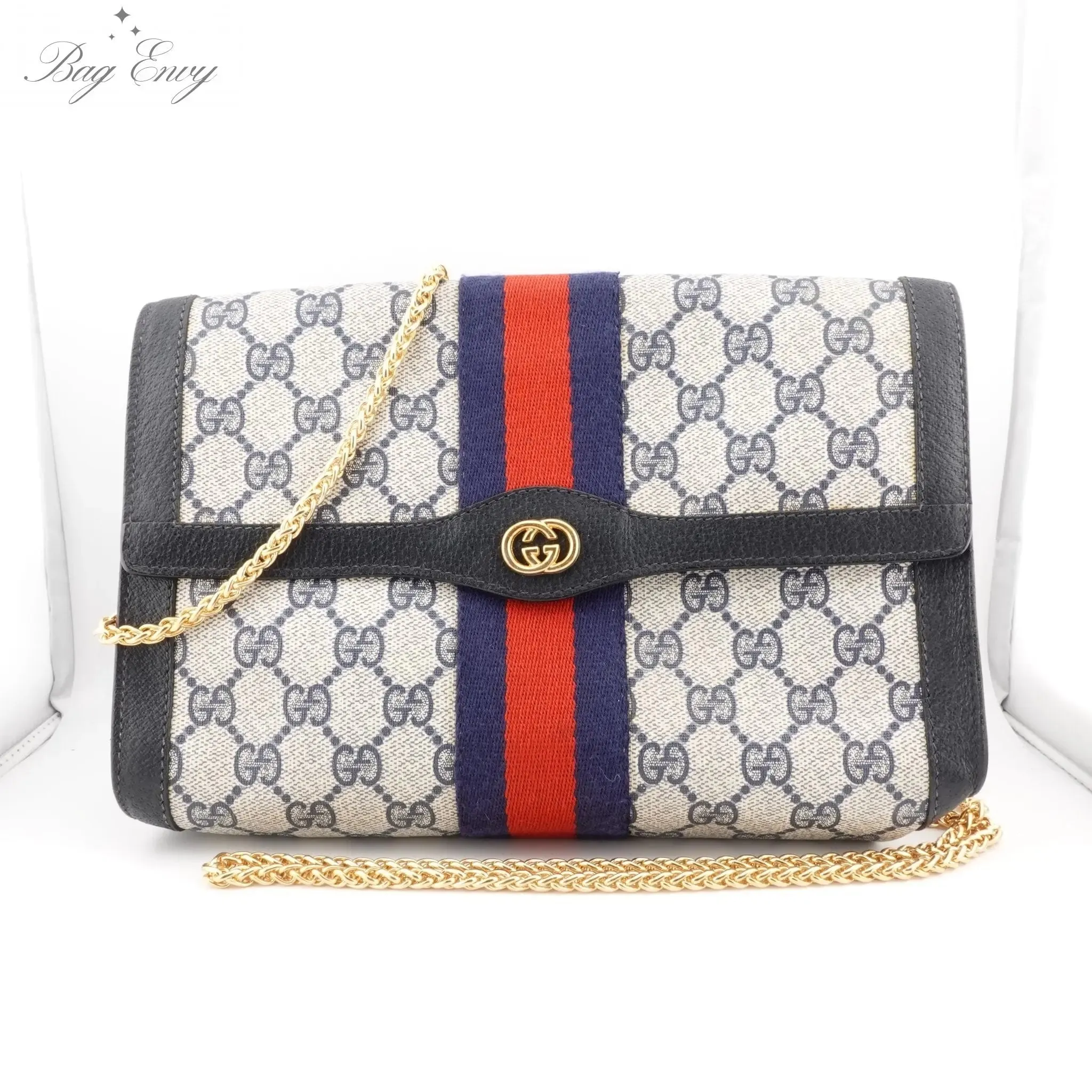GUCCI Medium Ophidia Clutch with Chain