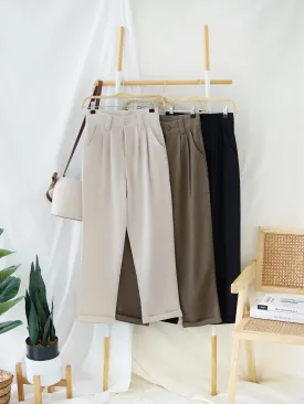 High Waist Suit Trousers