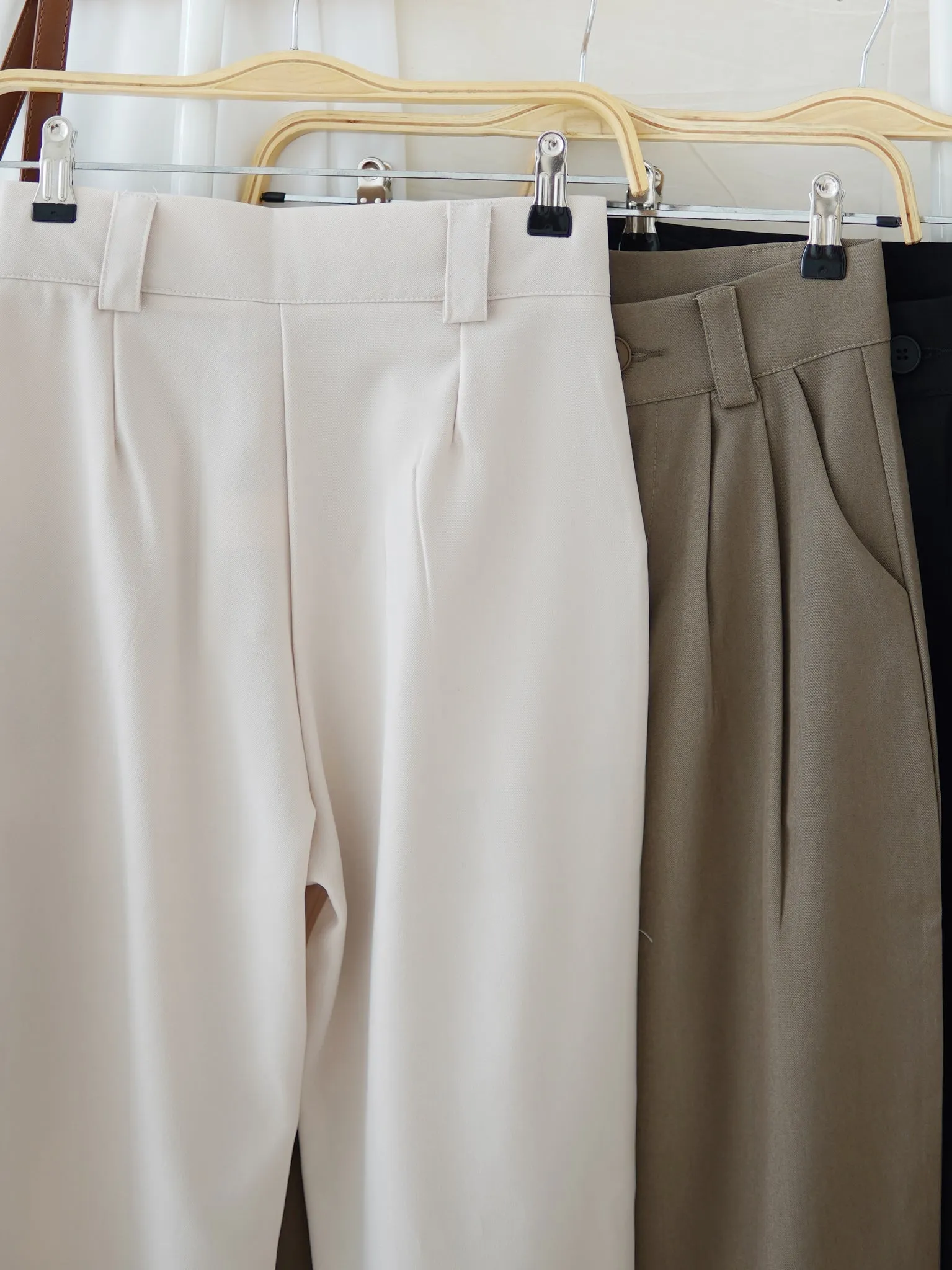 High Waist Suit Trousers