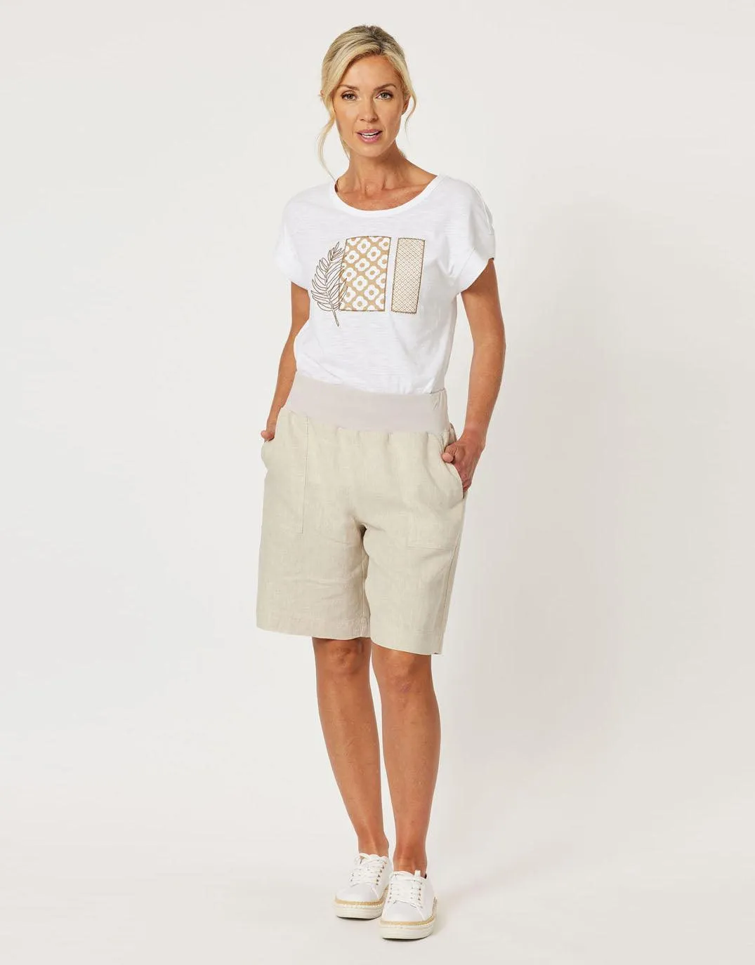Jersey Waist Short - Natural