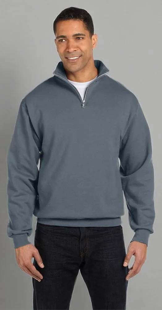 Jerzees 50/50 NuBlend Quarter-Zip Cadet Collar Sweatshirt