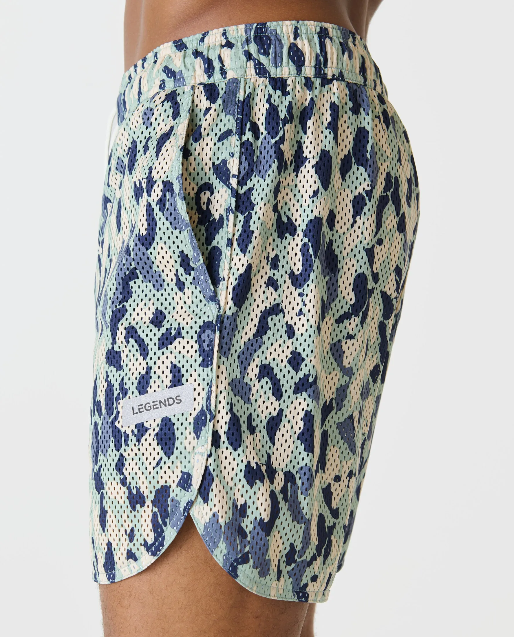 Luka Mesh Short Yucca Camo Laurel