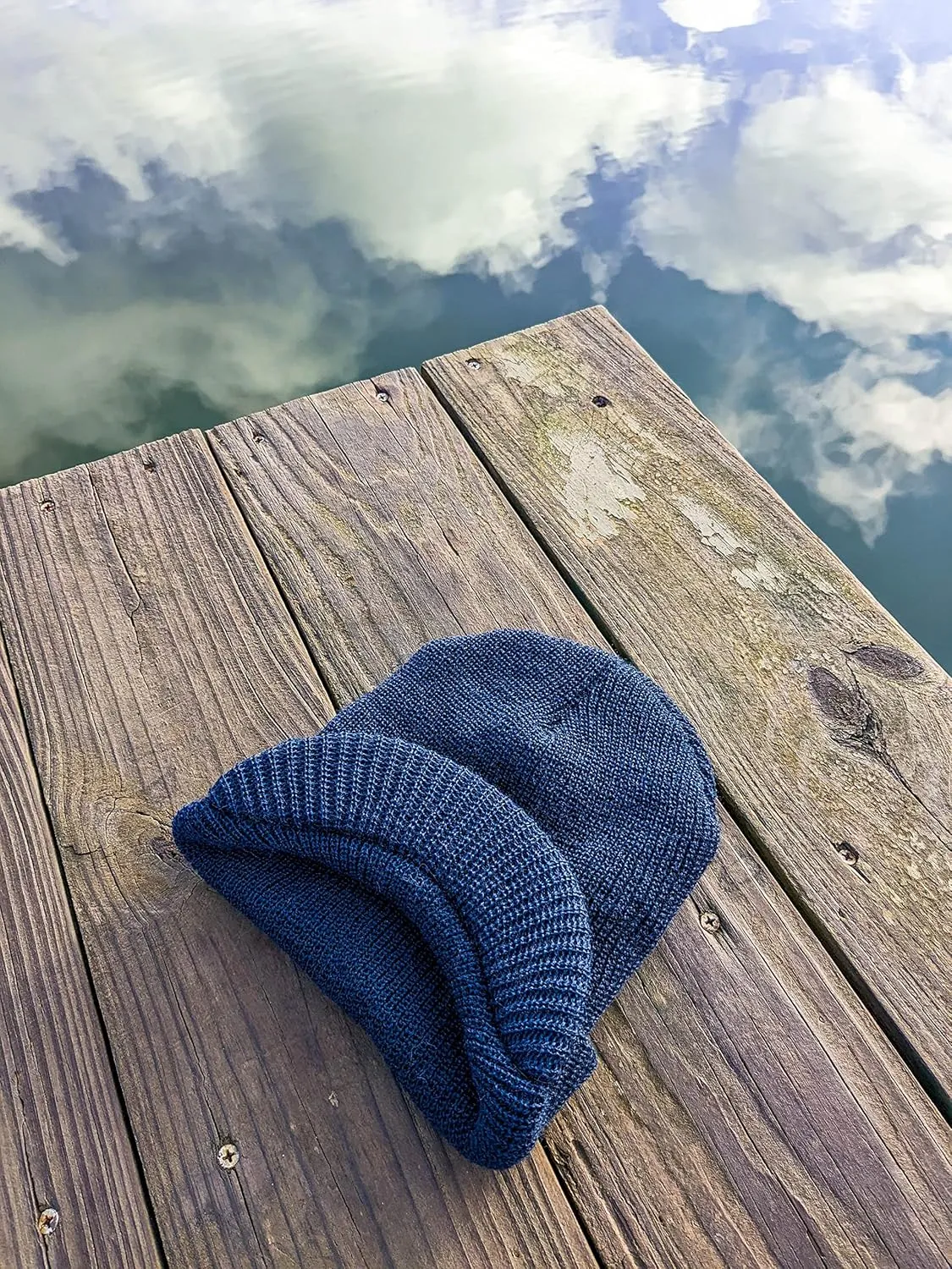 M MCGUIRE GEAR Genuine G.I. Winter Beanie Cap with Visor, 100% Wool Fitted Cap, Made in USA