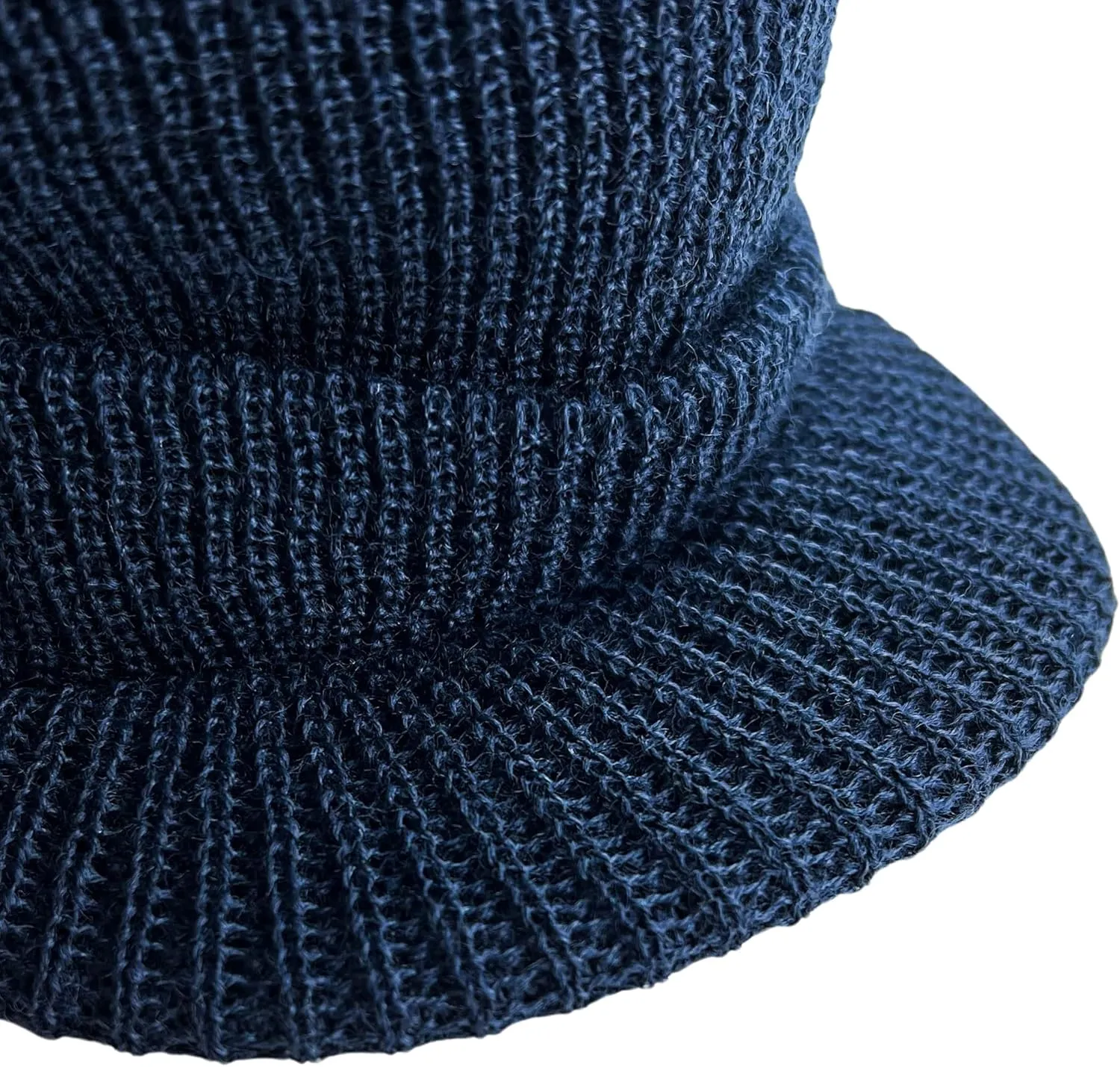 M MCGUIRE GEAR Genuine G.I. Winter Beanie Cap with Visor, 100% Wool Fitted Cap, Made in USA