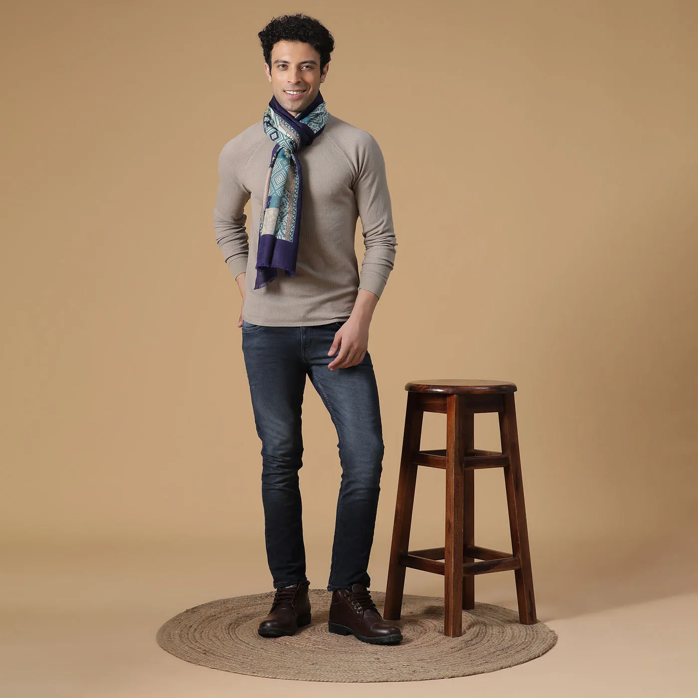 Max Wool Silk Muffler