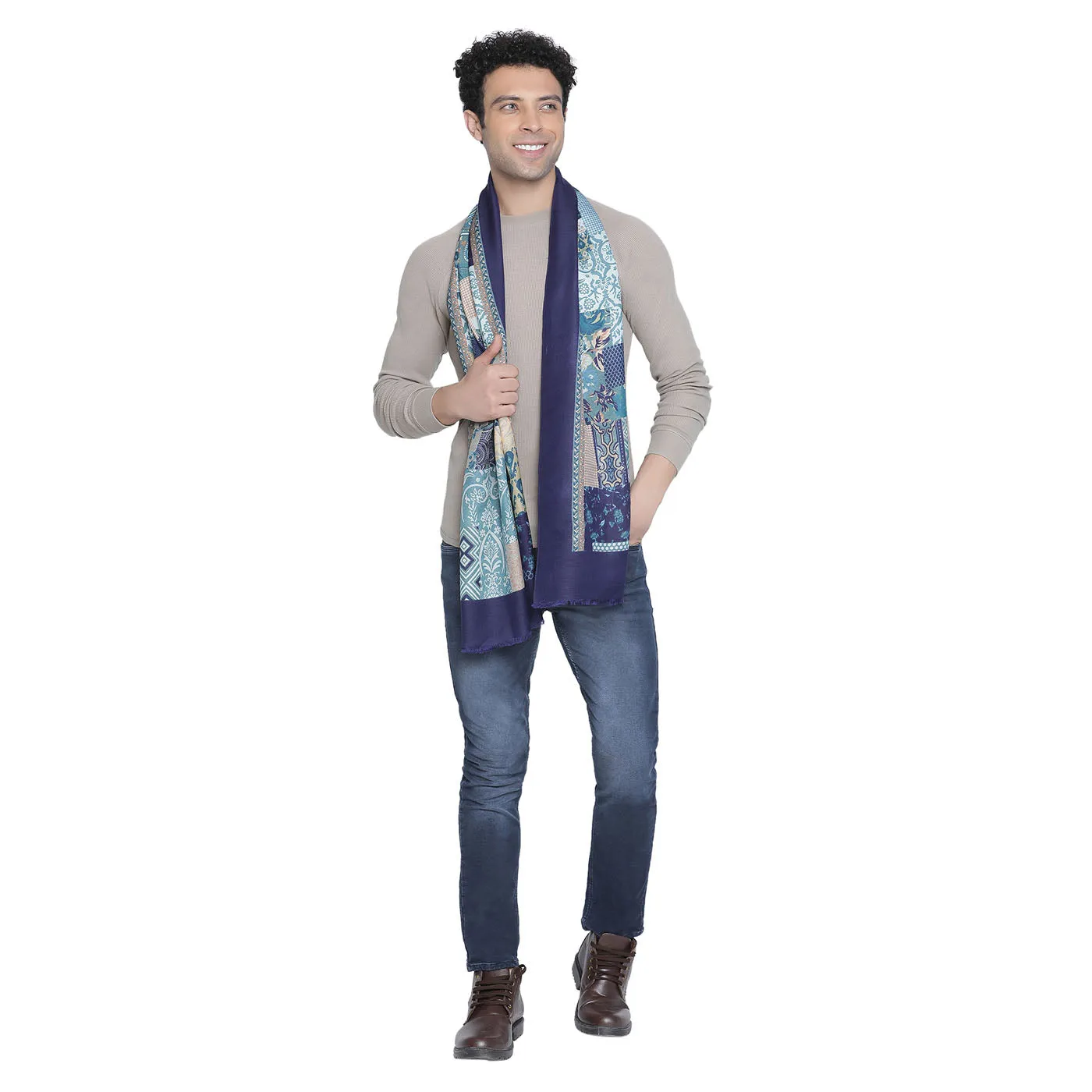 Max Wool Silk Muffler