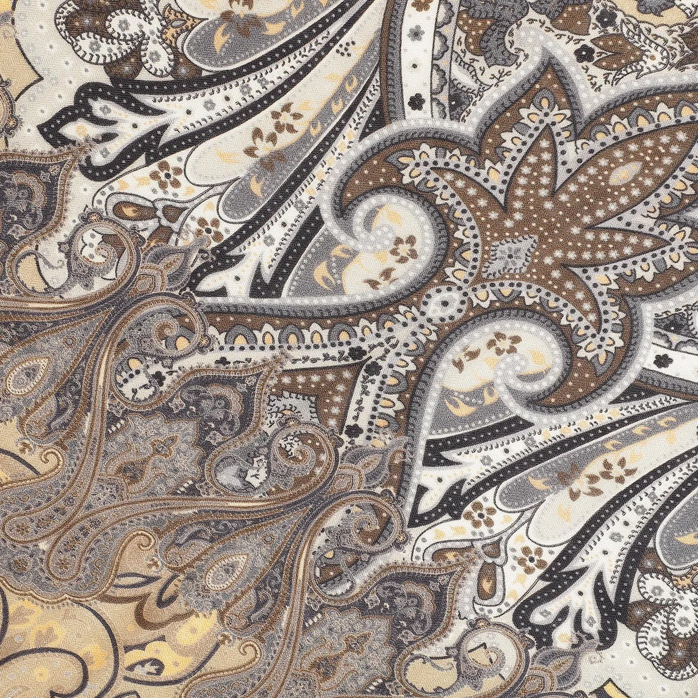 MAYURI Wool Silk Printed Stole