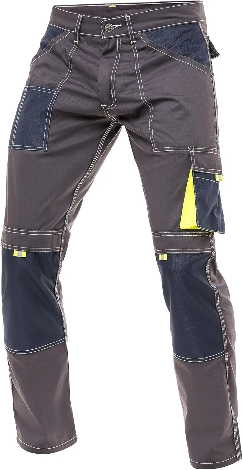 Men's Tactical Cargo Pants  Cordura Reinforced Work Trousers with Knee Pads, Holster Pockets and Safety Trousers
