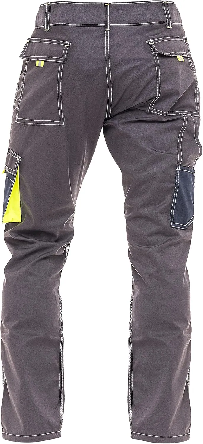 Men's Tactical Cargo Pants  Cordura Reinforced Work Trousers with Knee Pads, Holster Pockets and Safety Trousers